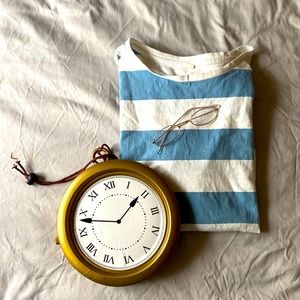 Peter Pan Mr. Smee and Tick Tock Alligator Clock